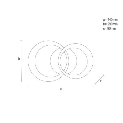 Himennettävä LED-kattovalaisin LED/35W/230V 3000-6500K + kaukosäädin