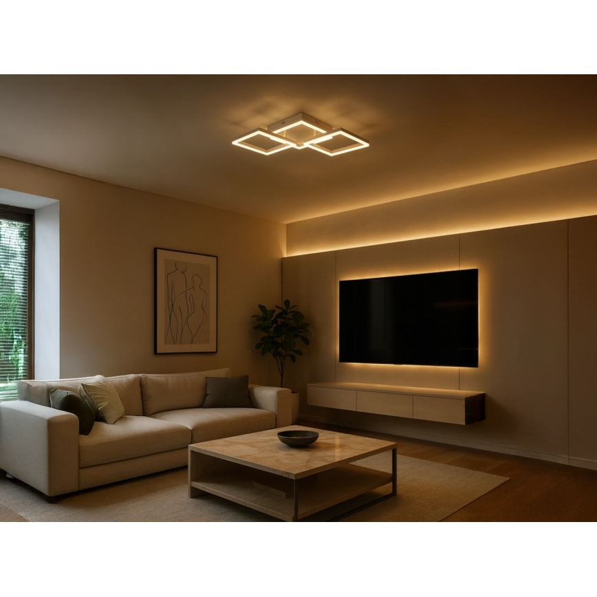 Himennettävä LED-kattovalaisin LED/85W/230V 3000-6500K + kaukosäädin