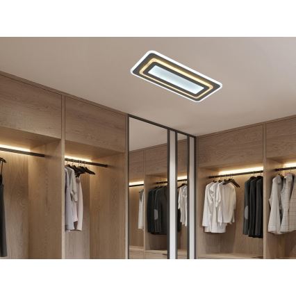 Himmennettävä LED-kattovalaisin LED/85W/230V 3000-6500K harmaa + kaukosäädin