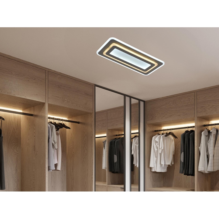 Himmennettävä LED-kattovalaisin LED/85W/230V 3000-6500K harmaa + kaukosäädin