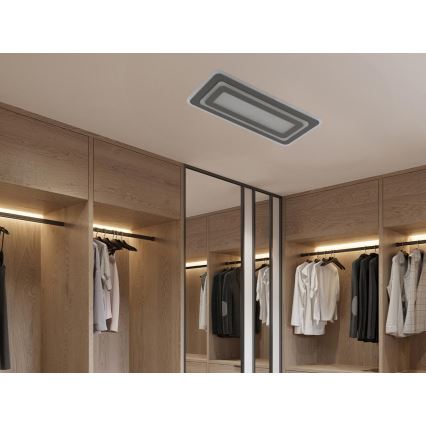 Himmennettävä LED-kattovalaisin LED/85W/230V 3000-6500K harmaa + kaukosäädin
