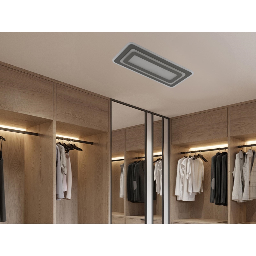 Himmennettävä LED-kattovalaisin LED/85W/230V 3000-6500K harmaa + kaukosäädin