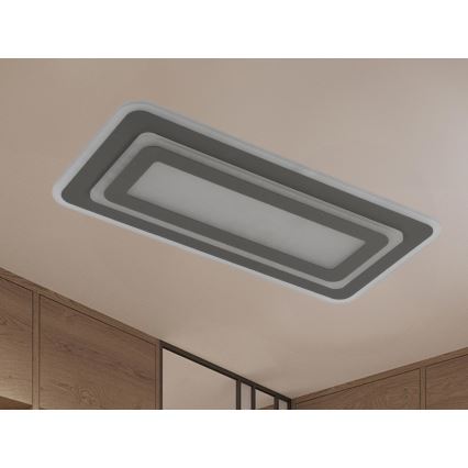 Himmennettävä LED-kattovalaisin LED/85W/230V 3000-6500K harmaa + kaukosäädin