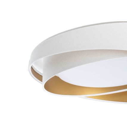 Himmennettävä LED-kattovalaisin SMART GALAXY MODERN LED/24W/230V 3000–6500K halkaisija 55 cm valkoinen/kultainen + kaukosäädin