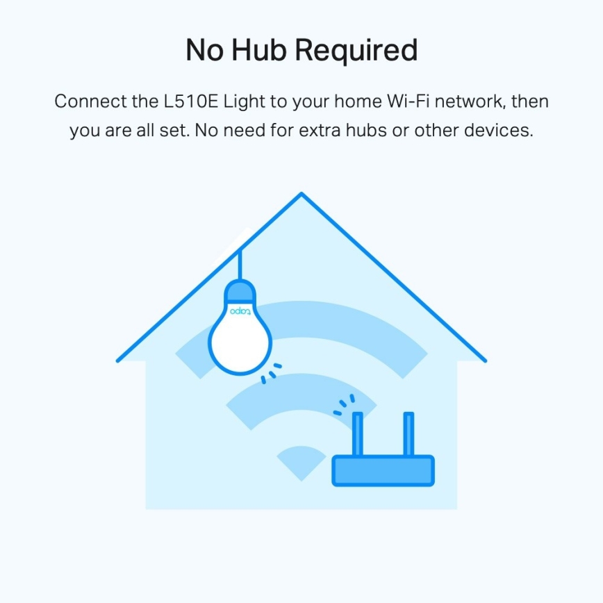 Himennettävä LED-lamppu A60 E27/8,7W/230V 2700K Wi-Fi - TP-Link