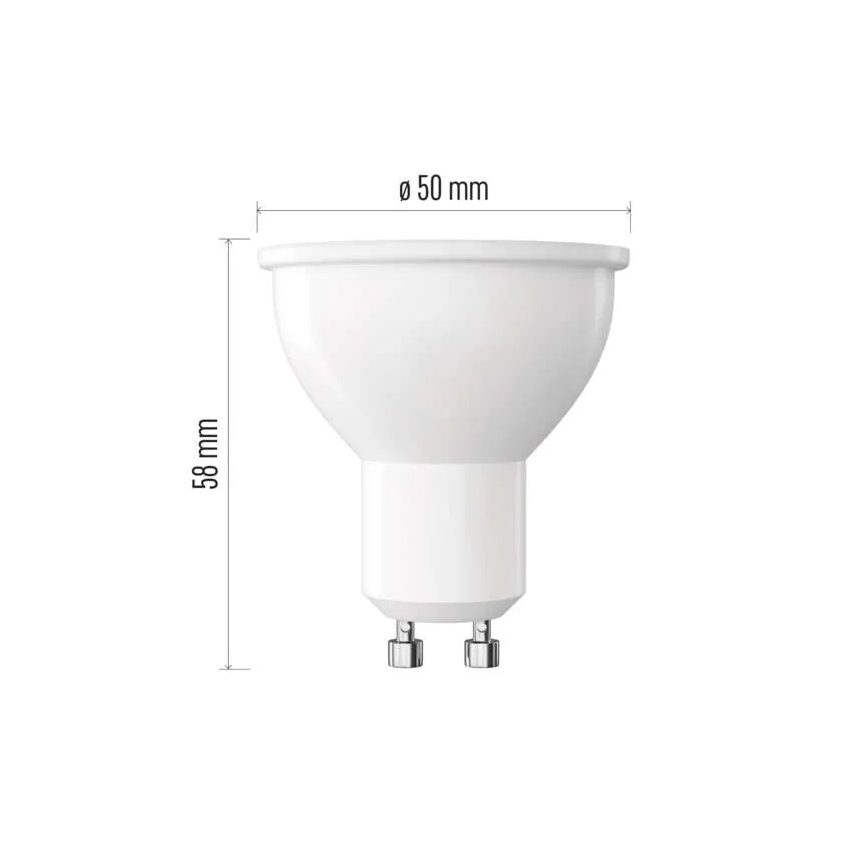 Himennettävä LED-lamppu MR16 GU10/7W/230V 3000K