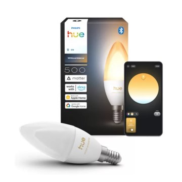 Himennettävä LED-lamppu Philips Hue White Ambiance B39 E14/3,7W/230V 1000-20000K