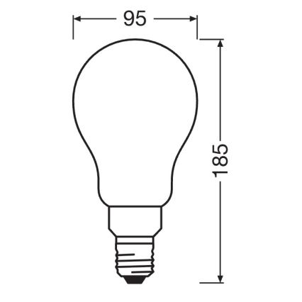 Himennettävä LED-lamppu STAR E27/24W/230V 4000K - Osram