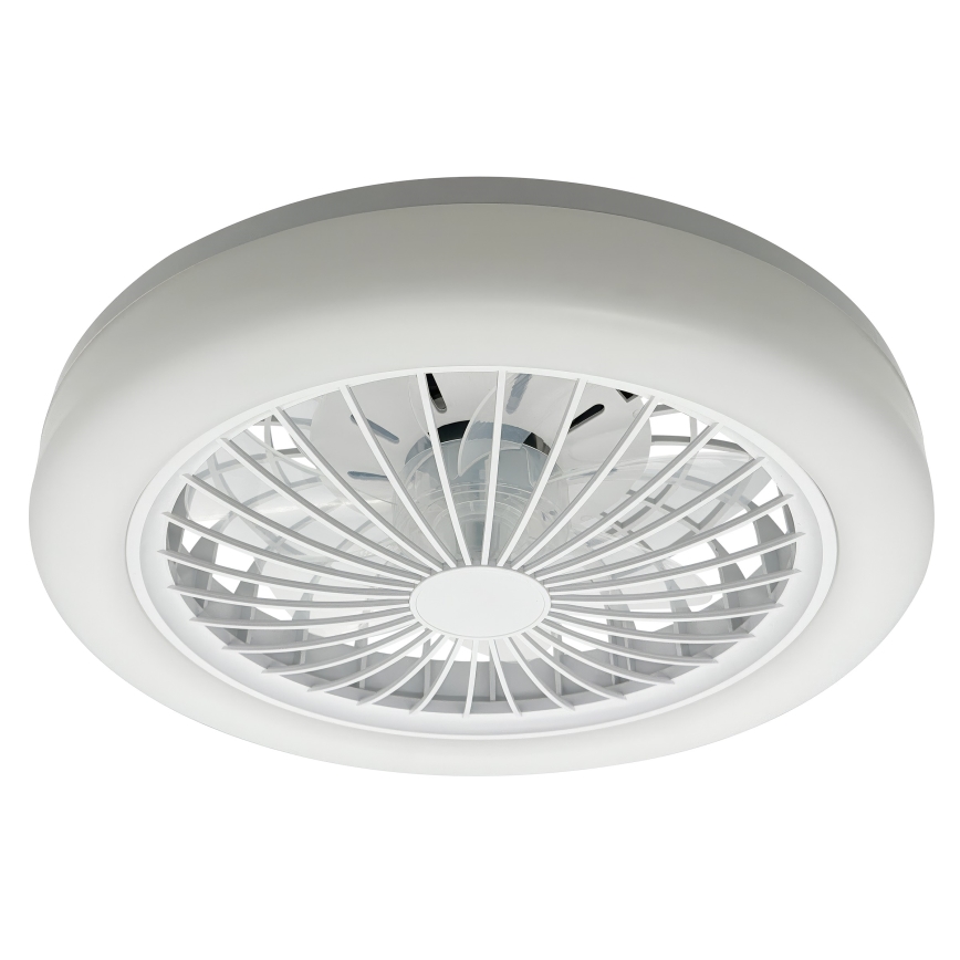 LED RGBW himmennettävä kattovalaisin tuulettimella ZAMBIA LED/24W/230V 3000-6500K valkoinen + kaukosäädin