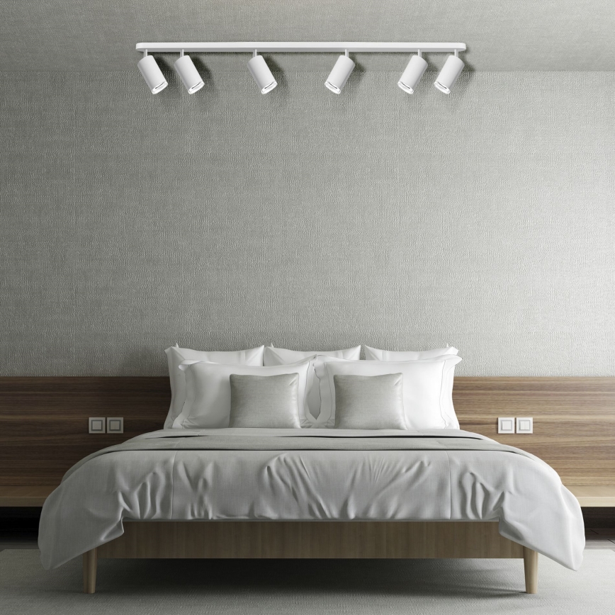 LED RGBW himmennettävä kylpyhuoneen kohdevalaisin TURYN 6xGU10/6,5W/230V 2700-6500K Wi-Fi IP44 valkoinen