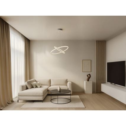 Himennettävä LED-riippuvalaisin kaapelilla LED/150W/230V 3000-6500K + kaukosäädin