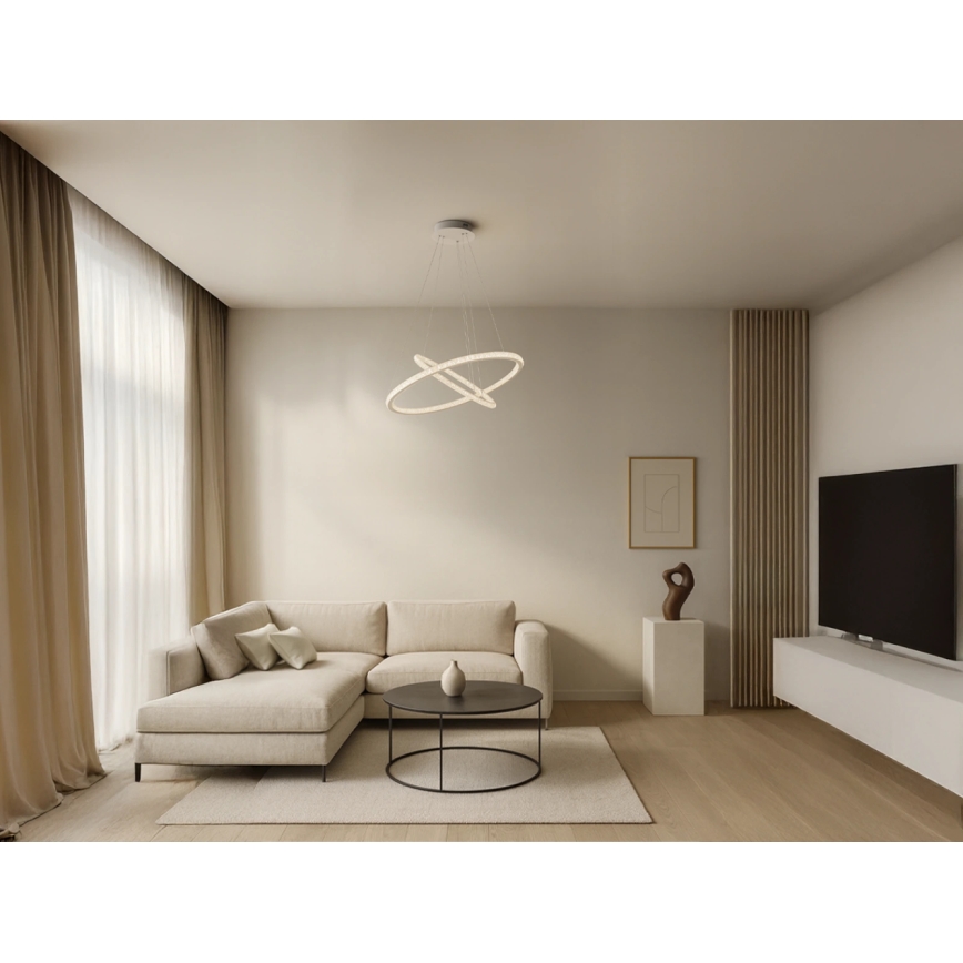 Himennettävä LED-riippuvalaisin kaapelilla LED/150W/230V 3000-6500K + kaukosäädin