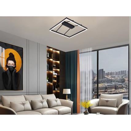 Himennettävä pinta-asennettava LED-kattovalaisin LED/55W/230V 3000-6500K + kaukosäädin