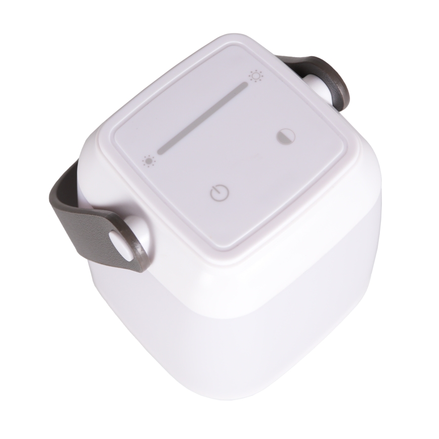 Himennettävä pöytälamppu kosketuskytkimellä IBIZA LED/1,8W/5V 4000 mAh IP44 valkoinen