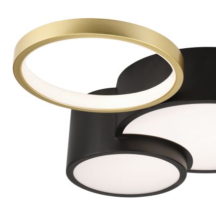 Himmennettävä ALIZEE LED-kattovalaisin/30W/230V 3000-6500K musta/kulta