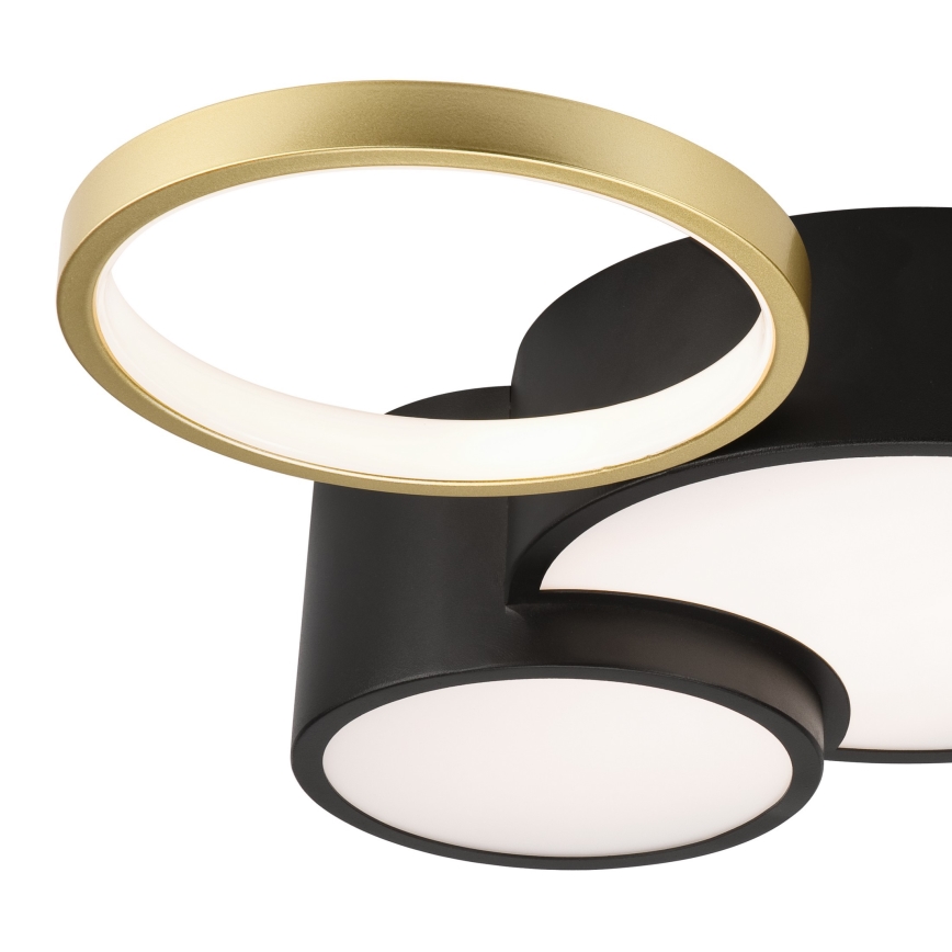 Himmennettävä ALIZEE LED-kattovalaisin/30W/230V 3000-6500K musta/kulta