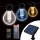Himmennettävä aurinkokäyttöinen LED-valosarja 15xLED/1,5W/3,7/5V 2700-10000K 2200 mAh 9 m IP65 musta + kaukosäädin