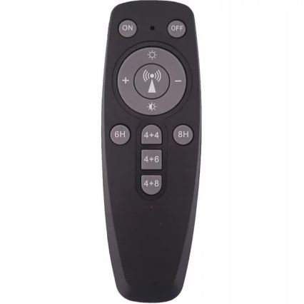 LED-himennettävä aurinkokäyttöinen valonheitin LED/100W/3,2V 5000K 10500 mAh IP65 musta + kaukosäädin