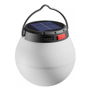 Himmennettävä kannettava aurinkokennolla ladattava LED-lamppu LUMINA ORB LED/5V 800 mAh