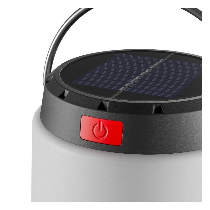 Himmennettävä kannettava LED-aurinkokennolla ladattava lamppu LUMINA TUBO LED/5V 800 mAh