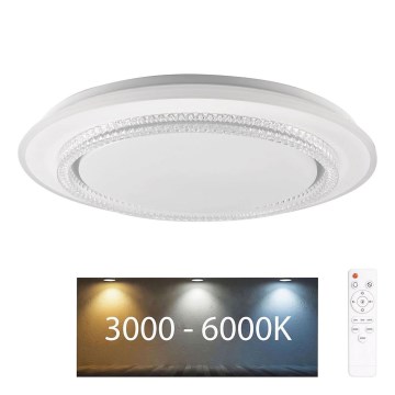 Himmennettävä kylpyhuoneen LED-kattovalaisin ADELA LED/72W/230V halkaisija 48 cm 3000-6000K IP44 + kauko-ohjaus