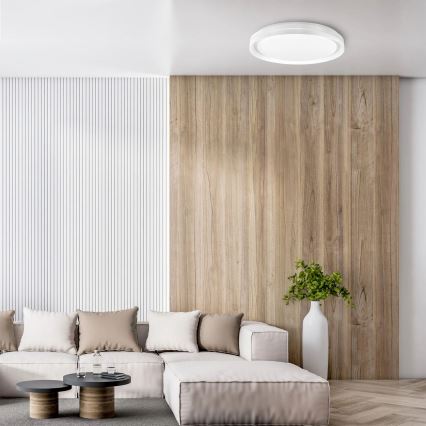 Himmennettävä kylpyhuoneen LED-kattovalaisin ELIZA LED/72W/230V halkaisija 48,5 cm 3000-6000K IP44 + kauko-ohjaus