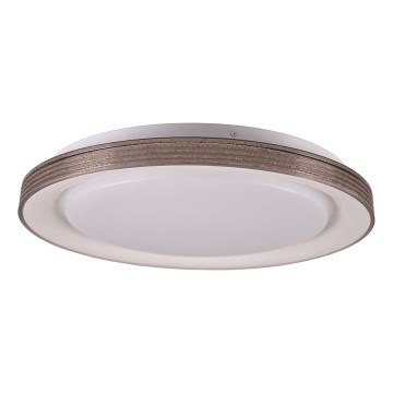 Himmennettävä kylpyhuoneen LED-kattovalaisin GRAŻYNA LED/48W/230V 3000-6000K halkaisija 41 cm IP44 harmaa + kauko-ohjaus