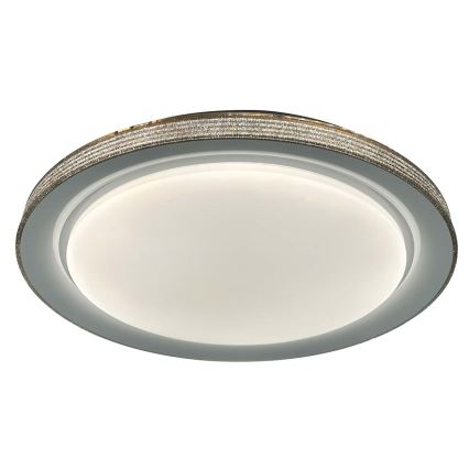 Himmennettävä kylpyhuoneen LED-kattovalaisin GRAŻYNA LED/48W/230V 3000-6000K halkaisija 41 cm IP44 harmaa + kauko-ohjaus