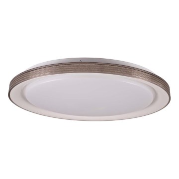 Himmennettävä kylpyhuoneen LED-kattovalaisin GRAŻYNA LED/72W/230V 3000-6000K halkaisija 51 cm IP44 harmaa + kauko-ohjaus