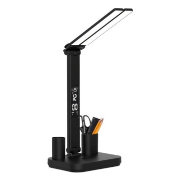 Himmennettävä ladattava LED-pöytälamppu NOBLITE P LED/5W/5V 3000/4000/6000K 2200 mAh musta