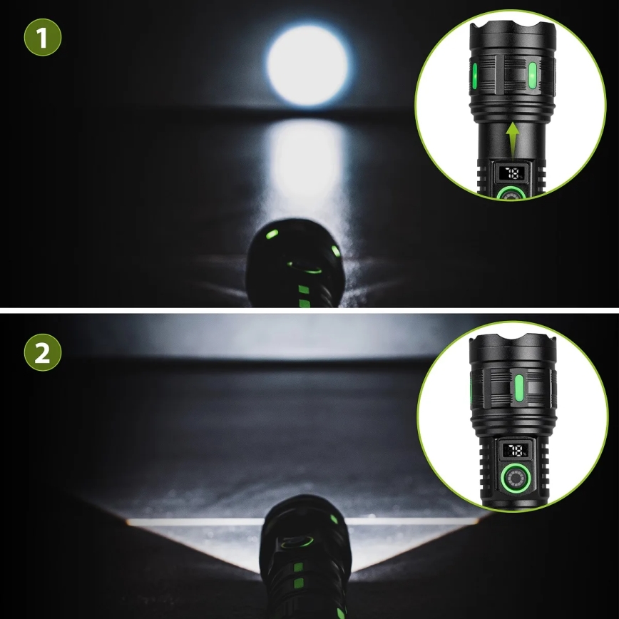 Himmennettävä LED-ladattava lyhty powerbank-toiminnolla LED/20W/5V IP44 1200 lm 5000 mAh