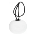 Himmennettävä ladattava LED-ulkovalaisin VENEZIA LED/1,5W/5V 2500K IP54 2600 mAh musta