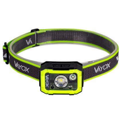 LED-himmennettävä ladattava otsalamppu anturilla LED/10W/5V IP66 750 lm 1500 mAh