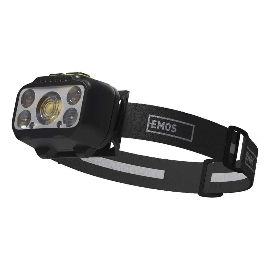 Himmennettävä ladattava otsalamppu LED/3xAAA/1000 mAh 3,7V