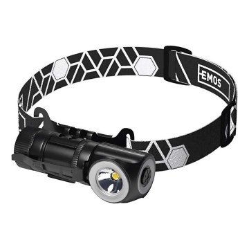 Himmennettävä ladattava otsalamppu LED/800 mAh 3,7V