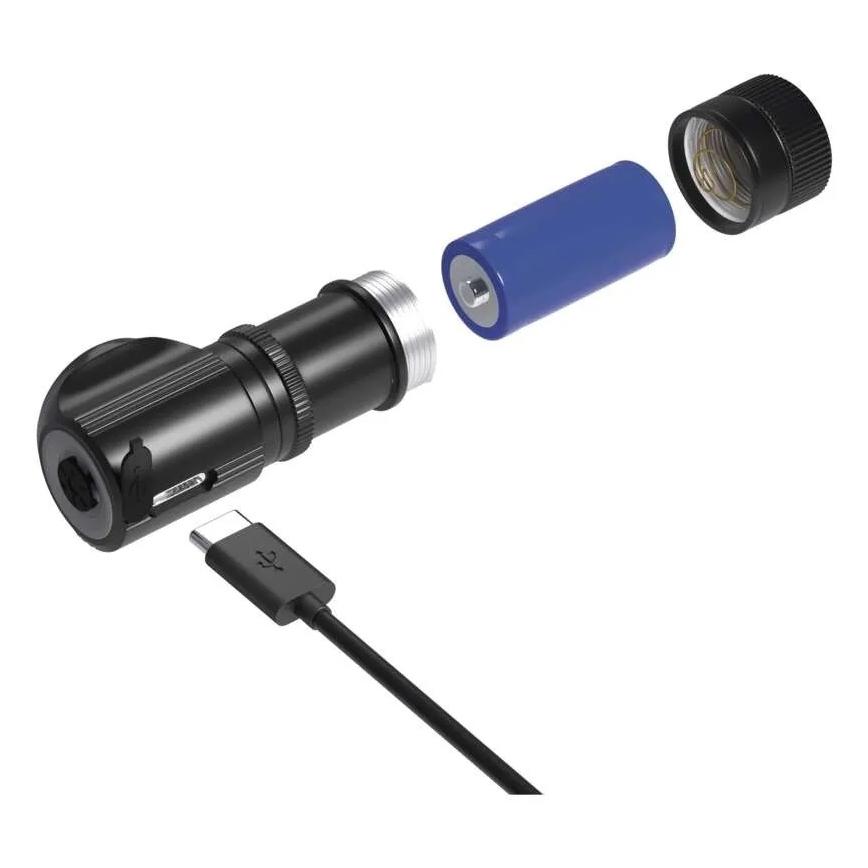 Himmennettävä ladattava otsalamppu LED/800 mAh 3,7V