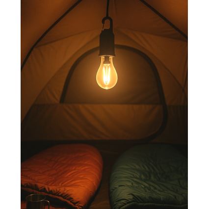 Himmennettävä ladattava ulkokäyttöinen riippuvalaisin LED/3W/5V 400 mAh IP44