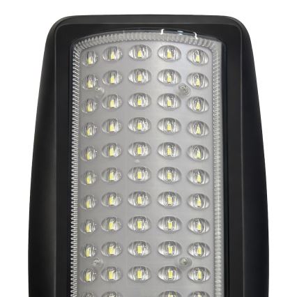 Himmennettävä LED-aurinkokatuvalaisin VENICE, anturilla, LED/50W/3,2V 4000 mAh IP65, musta + kaukosäädin