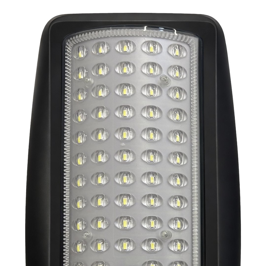 Himmennettävä LED-aurinkokatuvalaisin VENICE, anturilla, LED/50W/3,2V 4000 mAh IP65, musta + kaukosäädin