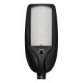 Himmennettävä LED-aurinkokäyttöinen katuvalaisin anturilla VENICE LED/200W/3,2V 12000 mAh IP65 musta + kaukosäädin