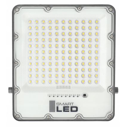 LED himmennettävä aurinkokäyttöinen valonheitin LED/150W/3,2V 5000K 15000 mAh IP65 musta + kaukosäädin
