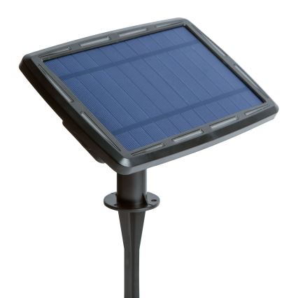 Himmennettävä LED aurinkoketju 25xLED/1,5W/3,7/5V 2700-10000K 2200 mAh 15 m IP65 musta + kaukosäädin