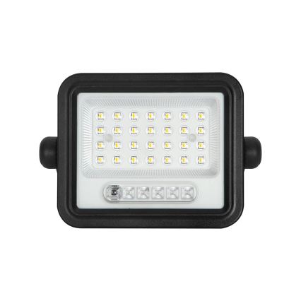Himmennettävä LED-aurinkovalonheitin LED/50W/3,2V 2000-8000K IP65 3800 mAh musta + kauko-ohjain