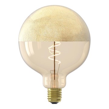 Himmennettävä LED-filamenttilamppu kuplalla FILAMENT G125 E27/4W/230V 1800K kullanvärinen CRI 90