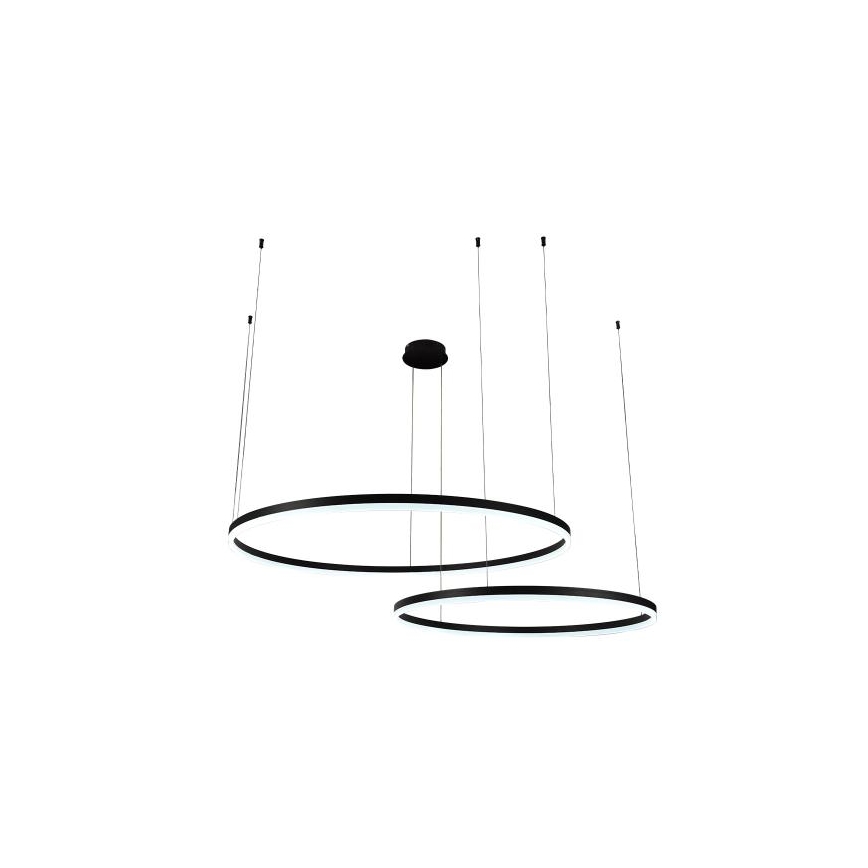 Himmennettävä LED-kattokruunu johdossa LED/100W/230V 3000-6500K halkaisija 80 cm + kauko-ohjaus