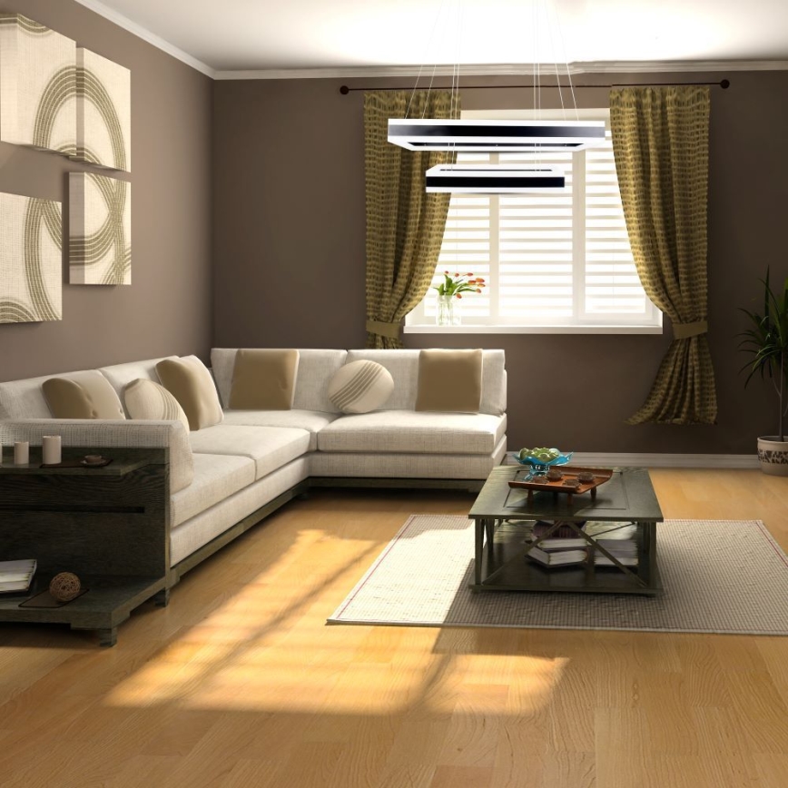 Himmennettävä LED-kattokruunu johdossa LED/113W/230V 3000K musta