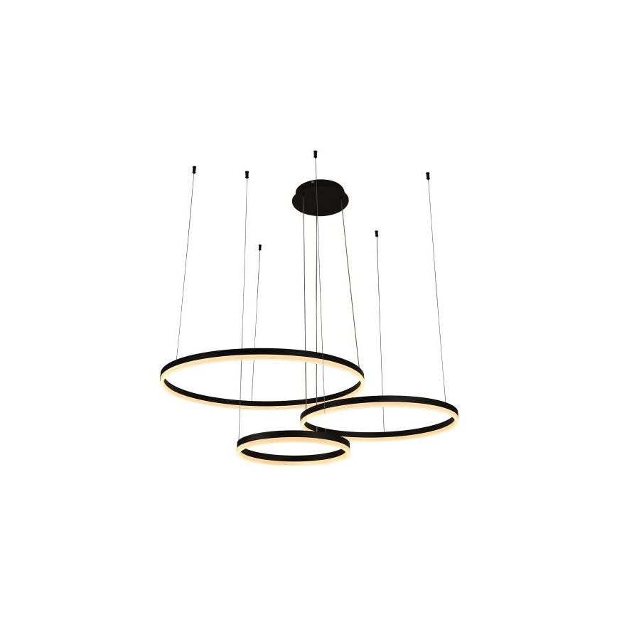 Himmennettävä LED-kattokruunu johdossa LED/125W/230V 3000-6500K halkaisija 80 cm + kauko-ohjaus