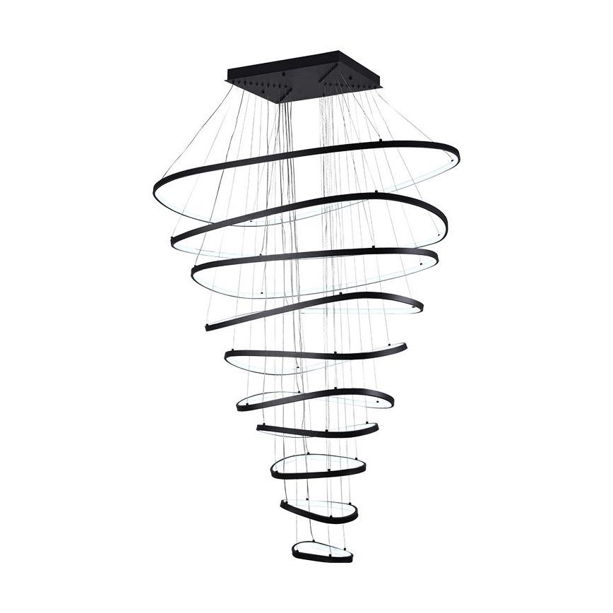 Himmennettävä LED-kattokruunu johdossa LED/370W/230V 3000-6500K halkaisija 100 cm + kauko-ohjaus