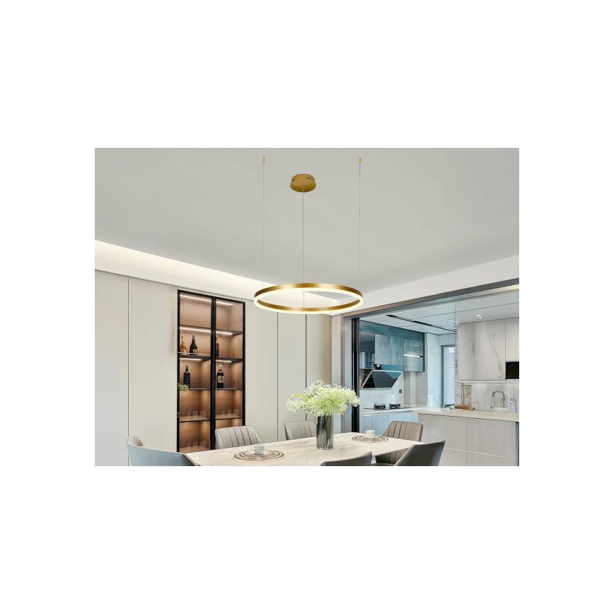 Himmennettävä LED-kattokruunu johdossa LED/42W/230V 3000-6500K halkaisija 60 cm + kauko-ohjaus