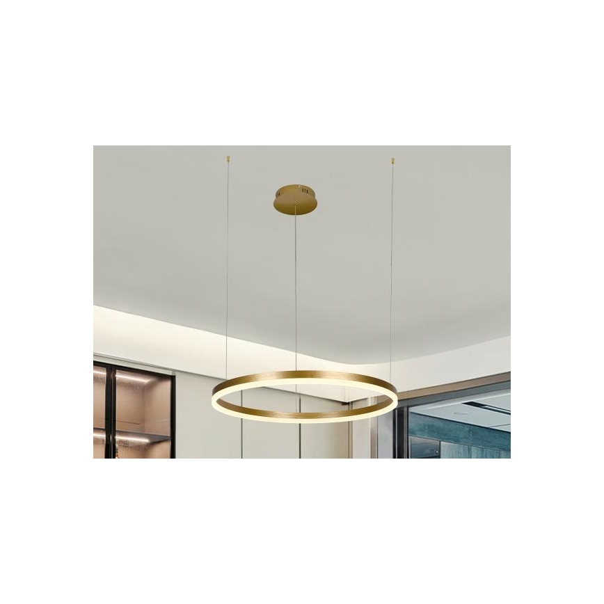 Himmennettävä LED-kattokruunu johdossa LED/42W/230V 3000-6500K halkaisija 60 cm + kauko-ohjaus